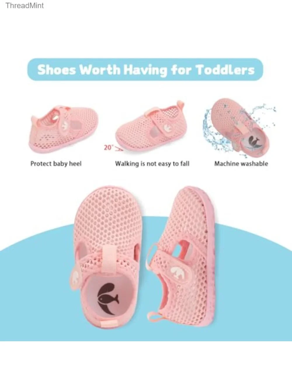 Baby Boys Girls Water Sport Shoes Barefoot Aqua Socks Quick-Dry Beach Swim Pool